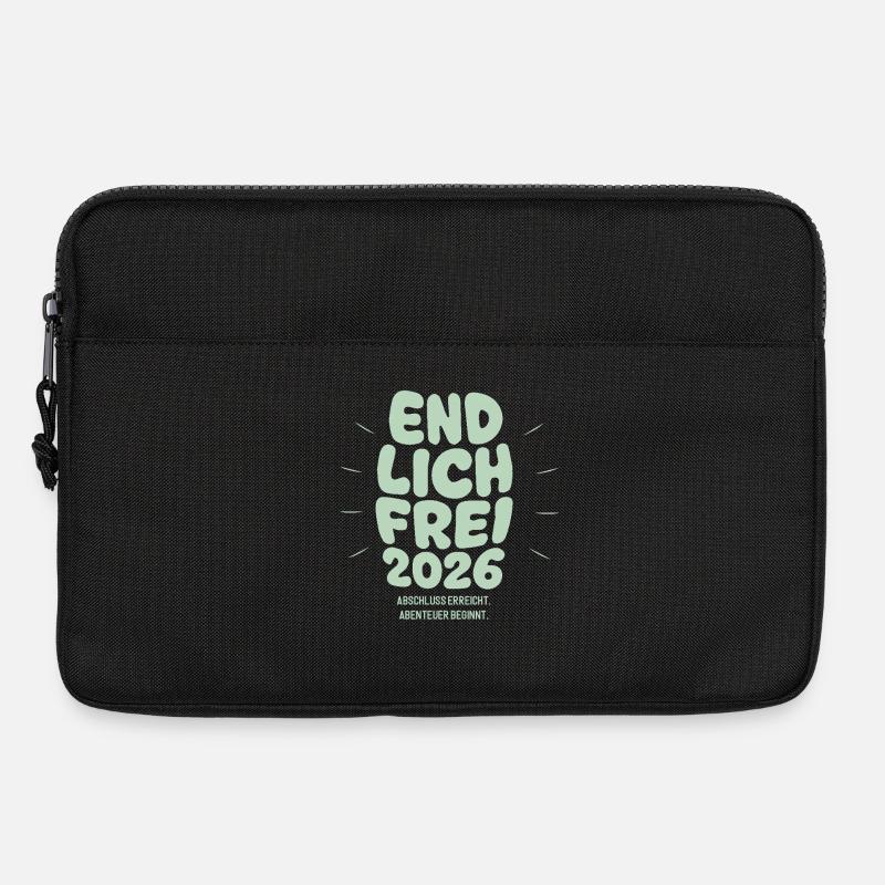Endlich Frei - Abschluss 2026 - Laptoptasche 13" - Schwarz