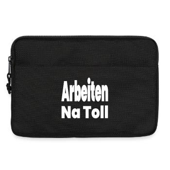 Arbeiten - Laptoptasche 13" - Schwarz - Vorne