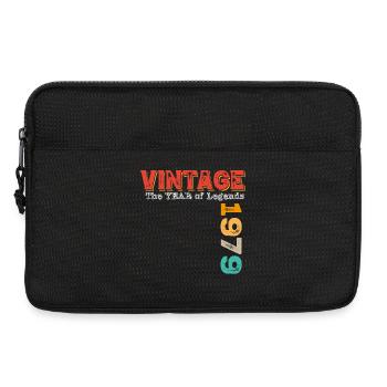 Vintage 1979 - Laptoptasche 13" - Schwarz - Vorne
