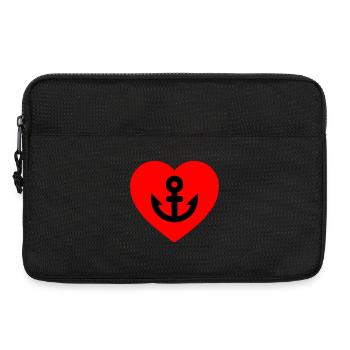 Voile - Sacoche pour ordinateur portable 13 pouces - noir - Devant
