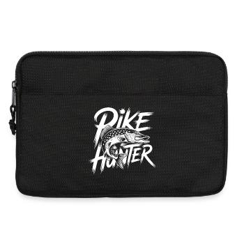 Hecht angeln - Laptoptasche 13" - Schwarz - Vorne