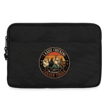 Humour Poules - I'm Literally a Chicken Tender Vin - Laptop bag 13" - black - Front