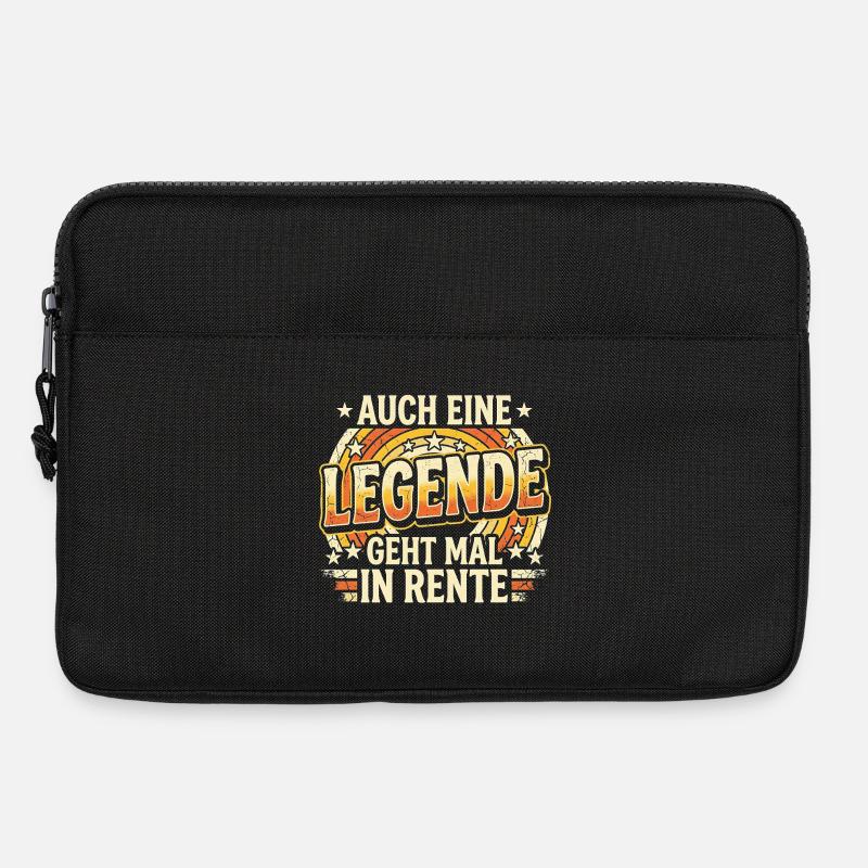 Auch eine Legende geht in Rente - Laptoptasche 13" - Schwarz