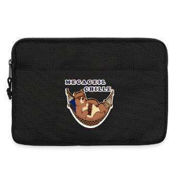 Berne Suisse Ours Drôle de chocolat de luxe - Sacoche pour ordinateur portable 13 pouces - noir - Devant