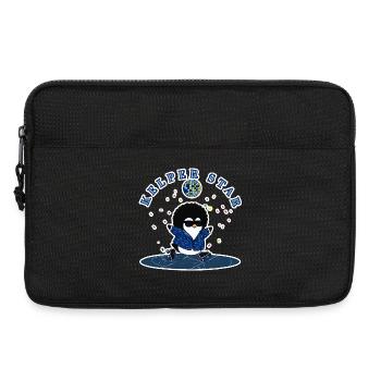 Patineur de neige Penguin Disco Cool des Îles Falkland - Sacoche pour ordinateur portable 13 pouces - noir - Devant