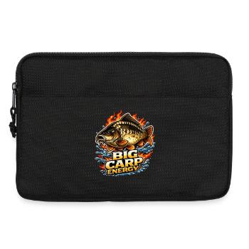 Große Karpfenenergie - Laptoptasche 13" - Schwarz - Vorne