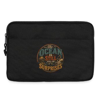 The ocean is full of secrets - Laptop bag 13" - black - Front
