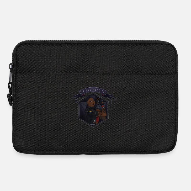 We can roll it! Black - Laptop bag 13" - black