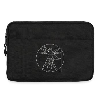 Vitruvian Guitar Hero | Guitar, Music - Laptop bag 13" - black - Front