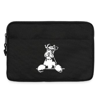 Foxterrier Black Edition" - Laptoptasche 13" - Schwarz - Vorne