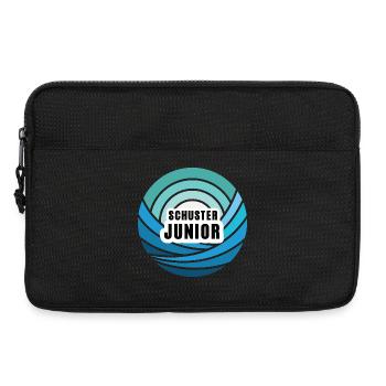 Schuster Junior Nachfolger Sohn Kind Junge - Laptoptasche 13" - Schwarz - Vorne