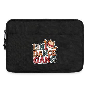 Line Dance Gang - Laptop bag 13" - black - Front