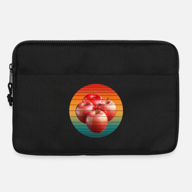 apple fruit - Laptop bag 13" - black