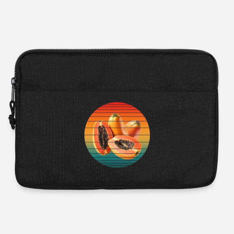 papaya fruit - Laptop bag 13" - black
