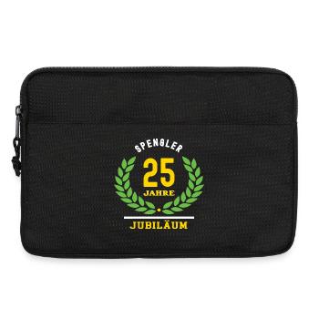Spengler Jubiläum 25 Jahre 25 jähriges Jubilaeum - Laptoptasche 13" - Schwarz - Vorne