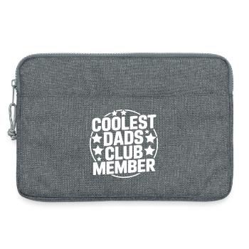 Papa le plus cool - Sacoche pour ordinateur portable 13 pouces - gris chiné - Devant