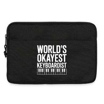 Der beste Keyboarder der Welt - Laptoptasche 13" - Schwarz - Vorne