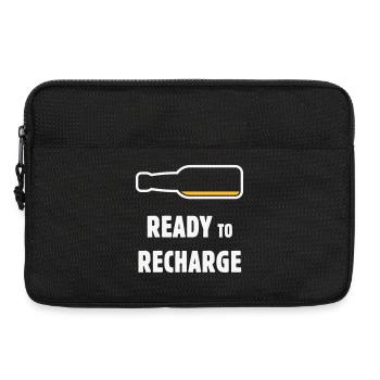 Ready To Recharge (Beer / Beer / NEG 2C) - Laptop bag 13" - black - Front