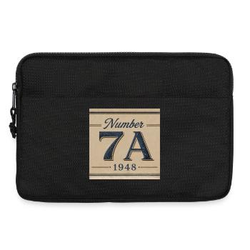 Vintage 7A 1948 Numeral Emblem - Laptop bag 13" - black - Front