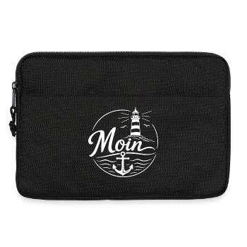 Moin - Laptoptasche 13" - Schwarz - Vorne