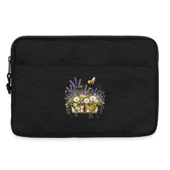 Jardinière accueillante pour les abeilles - Sacoche pour ordinateur portable 13 pouces - noir - Devant