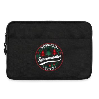 Weihnachten Raumausstatter Raumausstattung XMAS - Laptoptasche 13" - Schwarz - Vorne