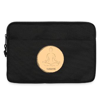 Namaste yoga - Laptoptasche 13" - Schwarz - Vorne