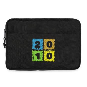 16. Geburtstag Farbige Patches since 07/2010 - Laptop bag 13" - black - Front