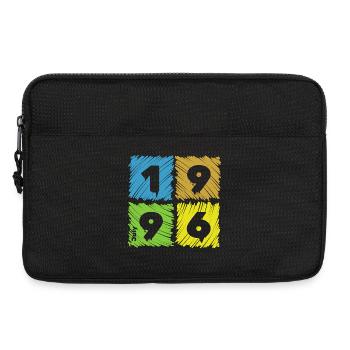 30. Geburtstag Farbige Patches since 07/1996 - Laptop bag 13" - black - Front