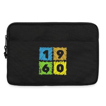 66. Écussons Geburtstag Farbige depuis 07/1960 - Sacoche pour ordinateur portable 13 pouces - noir - Devant