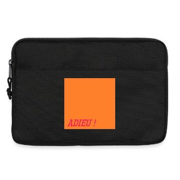 Mots d'adieu - Sacoche pour ordinateur portable 13 pouces - noir - Devant