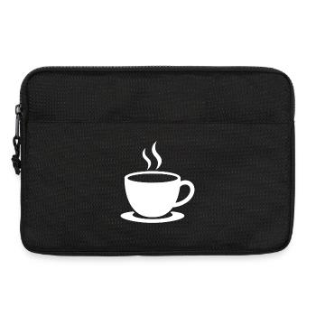 Kaffee - Laptoptasche 13" - Schwarz - Vorne