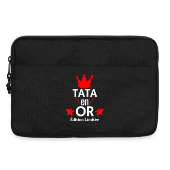 TATA en OR Édition Limitée - Sacoche pour ordinateur portable 13 pouces - noir - Devant