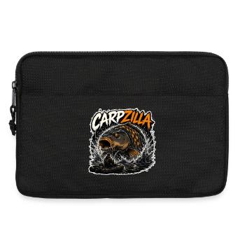 Conception de la pêche à la carpe monstre de Carpzilla - Sacoche pour ordinateur portable 13 pouces - noir - Devant