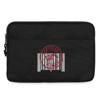 Certified Human - Laptop bag 13" - black - Front