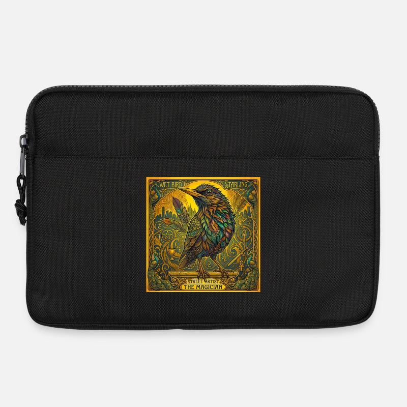 Amsel, der Magier - Laptoptasche 13" - Schwarz