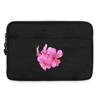 Vibrant_Pink_Geranium_Flowers - Laptop bag 13" - black - Front