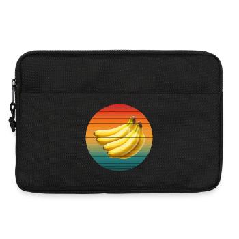 BANANE VINTAGE - Sacoche pour ordinateur portable 13 pouces - noir - Devant