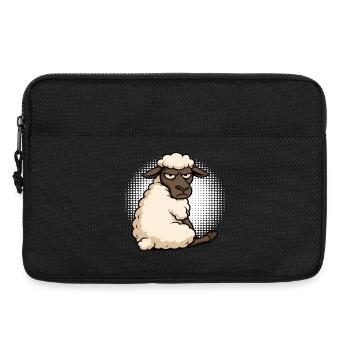Schaf Schafe Schäfer Schafhalter Schafbock - Laptoptasche 13" - Schwarz - Vorne
