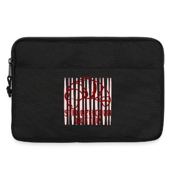 Sternzeichen Butter Croissants - Laptoptasche 13" - Schwarz - Vorne