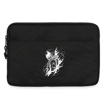 Astronaut between stardust and eternity - Laptop bag 13" - black - Front