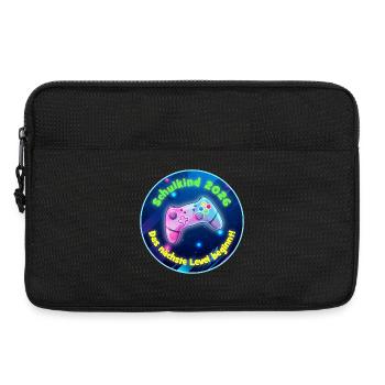 Schulkind 2026 Nächstes Level beginnt - Gaming - Laptoptasche 13" - Schwarz - Vorne