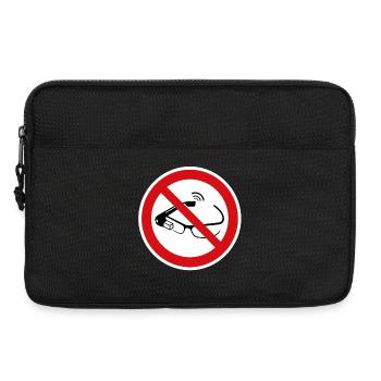 Smart glasses prohibited - Laptop bag 13" - black - Front