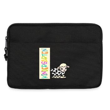 Enfant de maternelle Football Mouton - Sacoche pour ordinateur portable 13 pouces - noir - Devant
