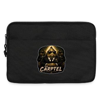 Das Carptel Funny Karpfenfischerei-Design - Laptoptasche 13" - Schwarz - Vorne