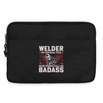Soudeur Badass Titre officiel Artisan - Sacoche pour ordinateur portable 13 pouces - noir - Devant