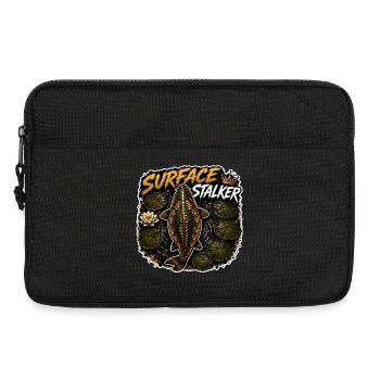 Surface Stalker Carp Fishing Design - Laptop bag 13" - black - Front