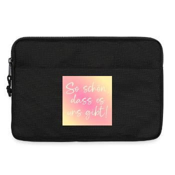 Beziehung Partnerschaft - Laptoptasche 13" - Schwarz - Vorne