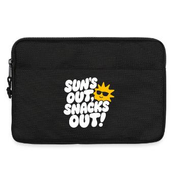 Suns Out Snacks Out Summer Design - Laptoptasche 13" - Schwarz - Vorne