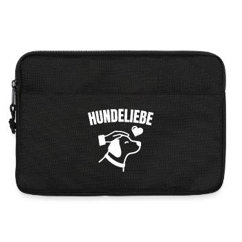 Hundeliebe – Herzensmoment für Hundefreunde - Laptoptasche 13" - Schwarz - Vorne